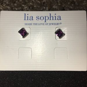 Lia Sophia earrings (never worn)